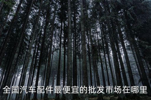 全国汽车配件最便宜的批发市场在哪里
