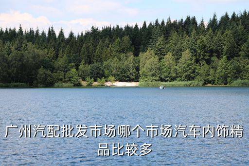 广州汽配批发市场哪个市场汽车内饰精品比较多