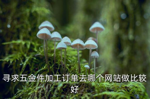 寻求五金件加工订单去哪个网站做比较好