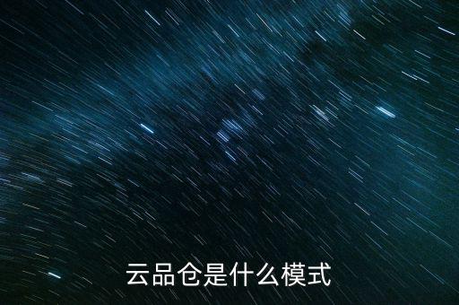 云品仓是什么模式