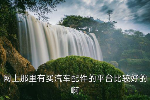 网上那里有买汽车配件的平台比较好的啊