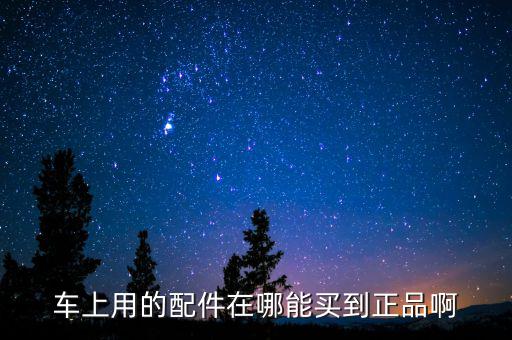 车上用的配件在哪能买到正品啊