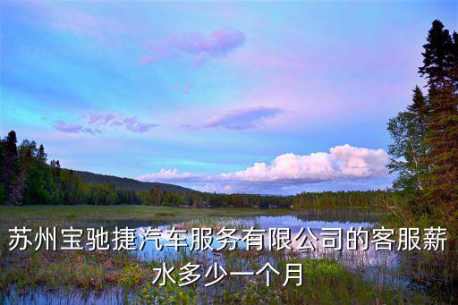 苏州宝驰捷汽车服务有限公司的客服薪水多少一个月