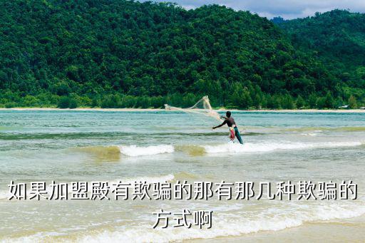 万殿壹堡加盟骗局，如果加盟殿有欺骗的那有那几种欺骗的方式啊