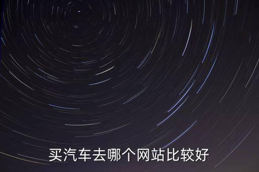 买汽车去哪个网站比较好