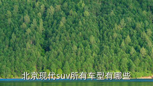 北京现代suv所有车型有哪些