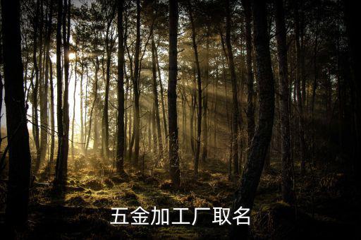 五金加工厂取名