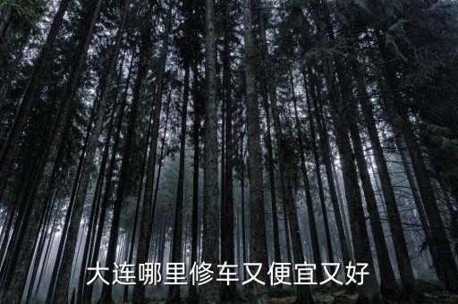 大连哪里修车又便宜又好