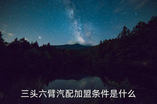 三头六臂汽配加盟条件是什么