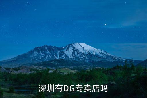 深圳有DG专卖店吗