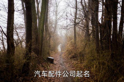 汽车配件公司起名