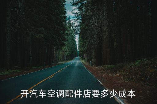 开汽车空调配件店要多少成本
