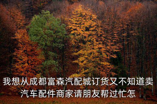 成都哪里卖汽车配件的，请问成都哪个地方卖轿车配件的最好是一汽大众专卖配件