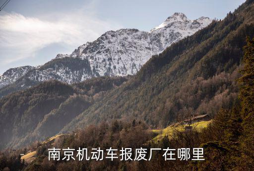 南京机动车报废厂在哪里