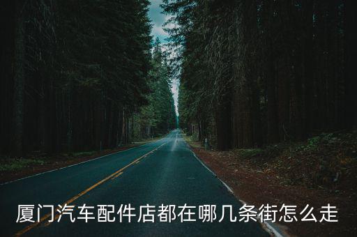 附近小汽车配件店地址，厦门汽车配件店都在哪几条街怎么走