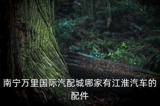 南宁万里国际汽配城哪家有江淮汽车的配件