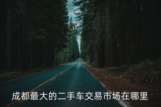 成都最大的二手车交易市场在哪里