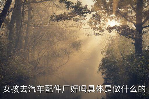 女孩去汽车配件厂好吗具体是做什么的