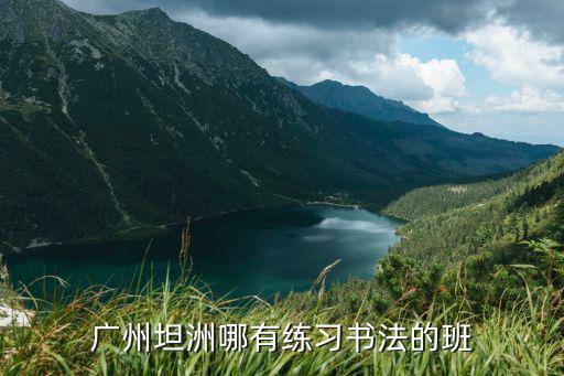 广州坦洲哪有练习书法的班