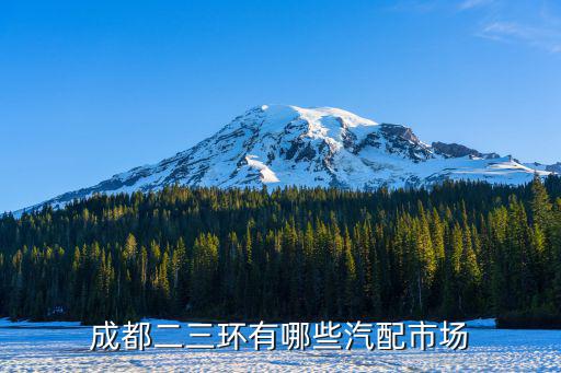 成都二三环有哪些汽配市场