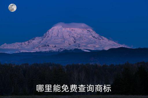 哪里能免费查询商标