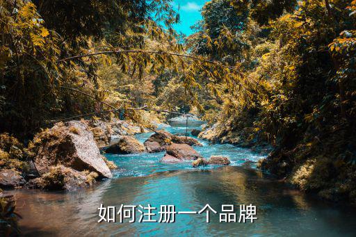 如何注册一个品牌
