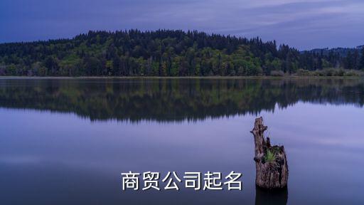 商贸公司起名