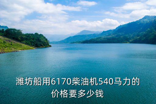潍坊船用6170柴油机540马力的价格要多少钱
