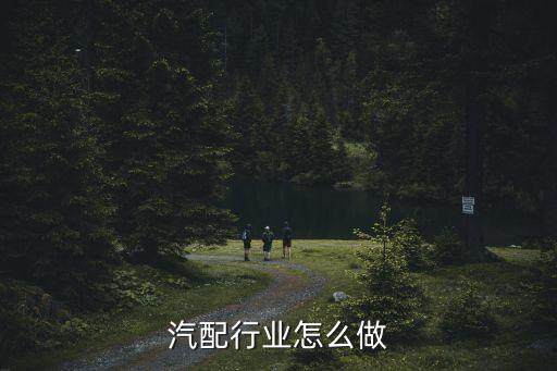 汽配行业怎么做