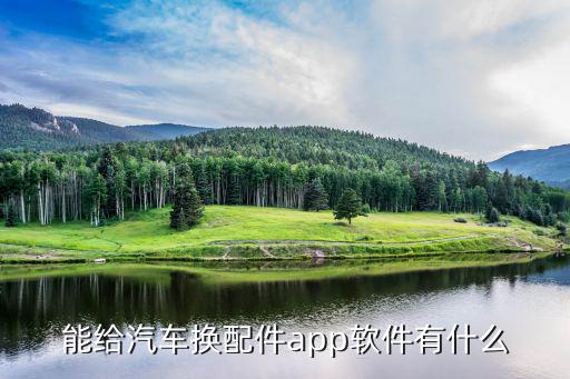 能给汽车换配件app软件有什么