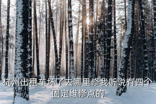 杭州哪里有汽车车厢维修，杭州汽车修理市场有几个呀分别在哪