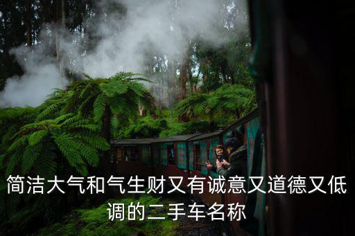 简洁大气和气生财又有诚意又道德又低调的二手车名称
