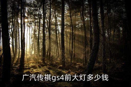 广汽传祺前大灯总成价格，换一个广汽传祺GS5前大灯多少钱