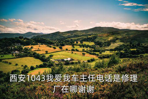 西安1043我爱我车主任电话是修理厂在哪谢谢