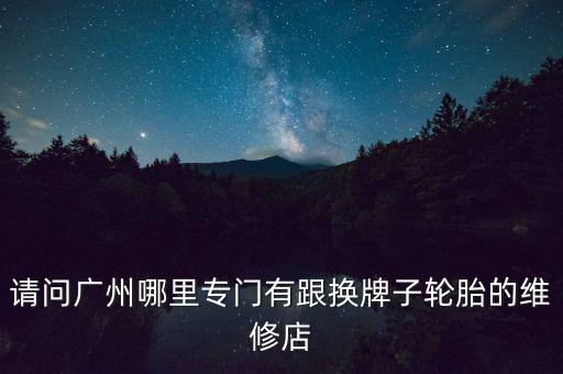请问广州哪里专门有跟换牌子轮胎的维修店