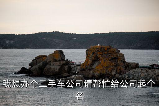 我想办个二手车公司请帮忙给公司起个名