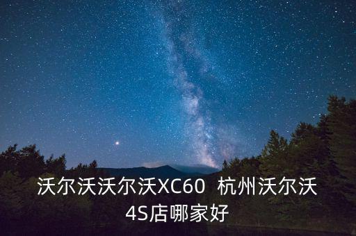 沃尔沃沃尔沃XC60  杭州沃尔沃4S店哪家好
