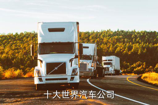 十大世界汽车公司