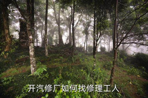 开汽修厂如何找修理工人