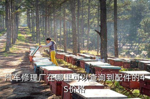 汽车修理厂在哪里可以查询到配件的4S价格