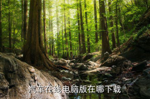 汽车在线电脑版在哪下载