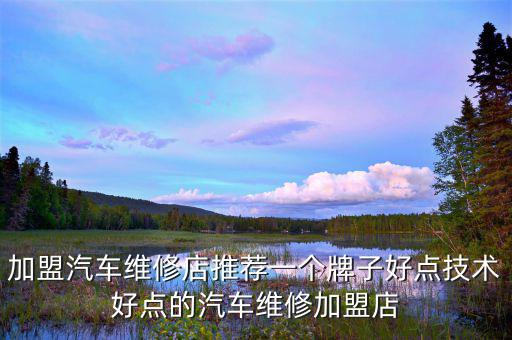 加盟汽车维修店推荐一个牌子好点技术好点的汽车维修加盟店