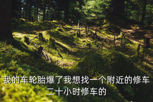 我的车轮胎爆了我想找一个附近的修车二十小时修车的