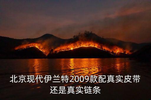 北京现代伊兰特2009款配真实皮带还是真实链条
