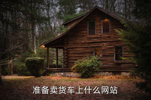 准备卖货车上什么网站