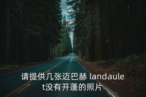 请提供几张迈巴赫 landaulet没有开蓬的照片