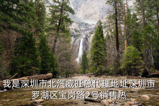 我是深圳市北汽威旺总代理地址深圳市罗湖区宝岗路2号销售热