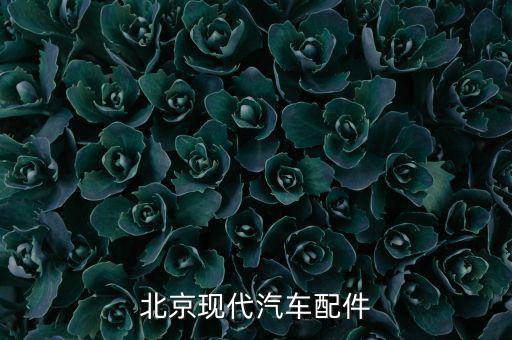 北京现代汽车配件