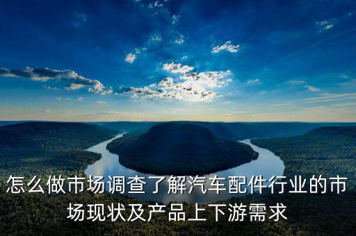 调研分析汽车配件市场信息，汽车配件市场调查报告怎么写