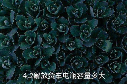 一汽轻卡4.2米配件,4.2米解放高栏配备两个电池
